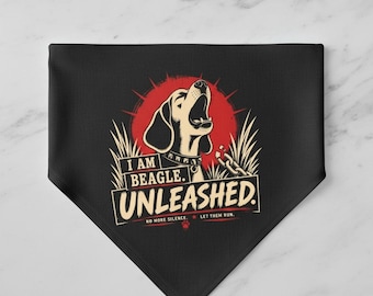 Beagle Unleashed Dog Bandana