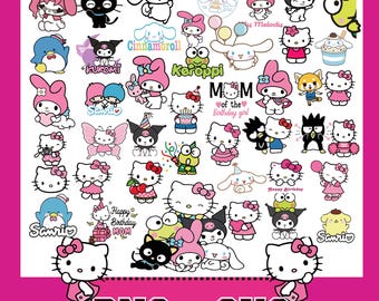 Kawaii Cat Clipart | Animal Friends PNG SVG Bundle (Digital Download)