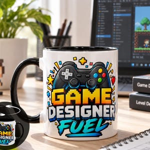 Game Designer Mug | Game Designer Gift | Funny Game Developer Mug | Video Game Designer Coffee Cup | Game Design Gift | Coworker Gift