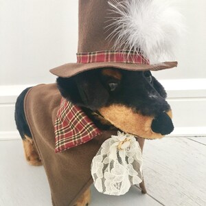 Christmas Caroler boy dog costume- Dog Christmas costume- Christmas costume by FiercePetFashion