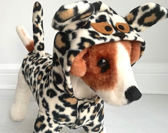 dog leopard costume