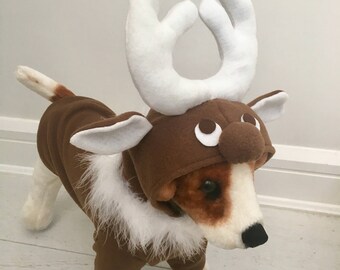 Moose dog costume- Reindeer costume -Christmas dog costume by FiercePetFashion