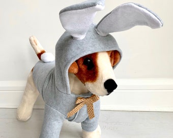 Easter bunny costume- Easter bunny gift- Dog bunny costume- Rabbit costume- Dog halloween costume- Pet costume by FiercePetFashion