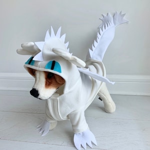 Toothless dragon girlfriend costume- white dragon costume- Halloween costume - Light fury by FiercePetFashion