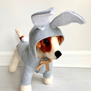 Easter bunny costume- Easter bunny gift- Dog bunny costume- Rabbit costume- Dog halloween costume- Pet costume by FiercePetFashion
