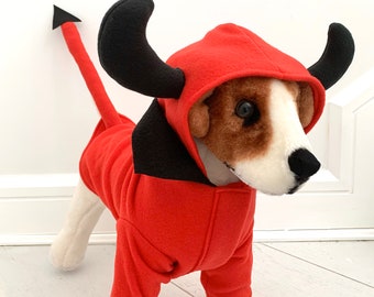 Devil costume- Dog halloween costume- Halloween costume- Dog devil costume by FiercePetFashion