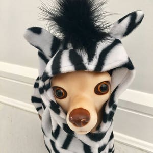 Zebra costume- Dog zebra costume- Dog halloween costume- Pet costume by FiercePetFashion image 4