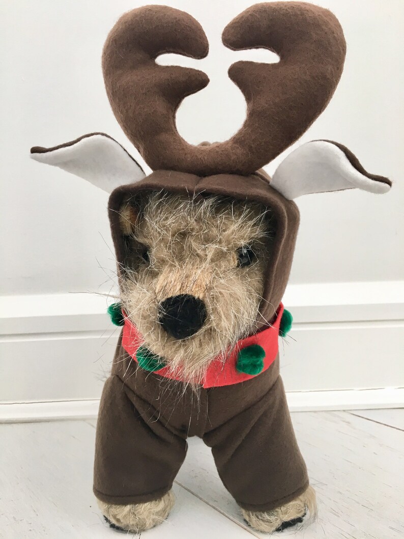 Reindeer Costume Dog Reindeer Costume Dog Christmas Costume Etsy