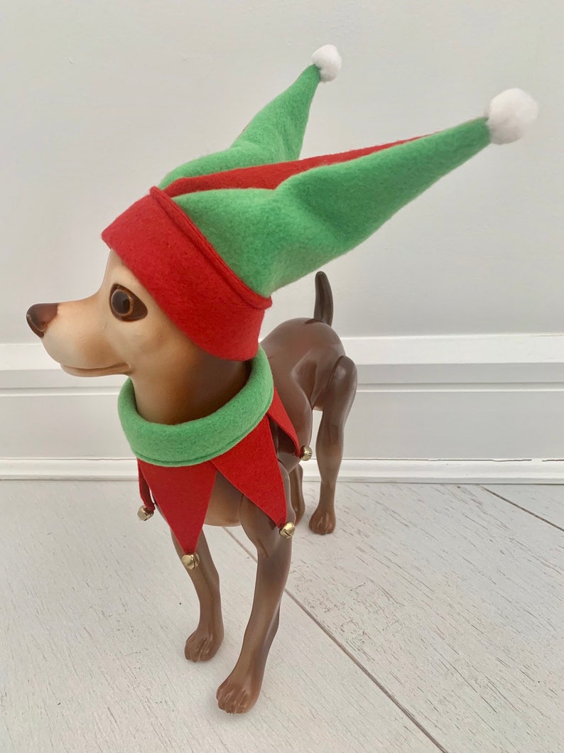 elf on a shelf dog costume