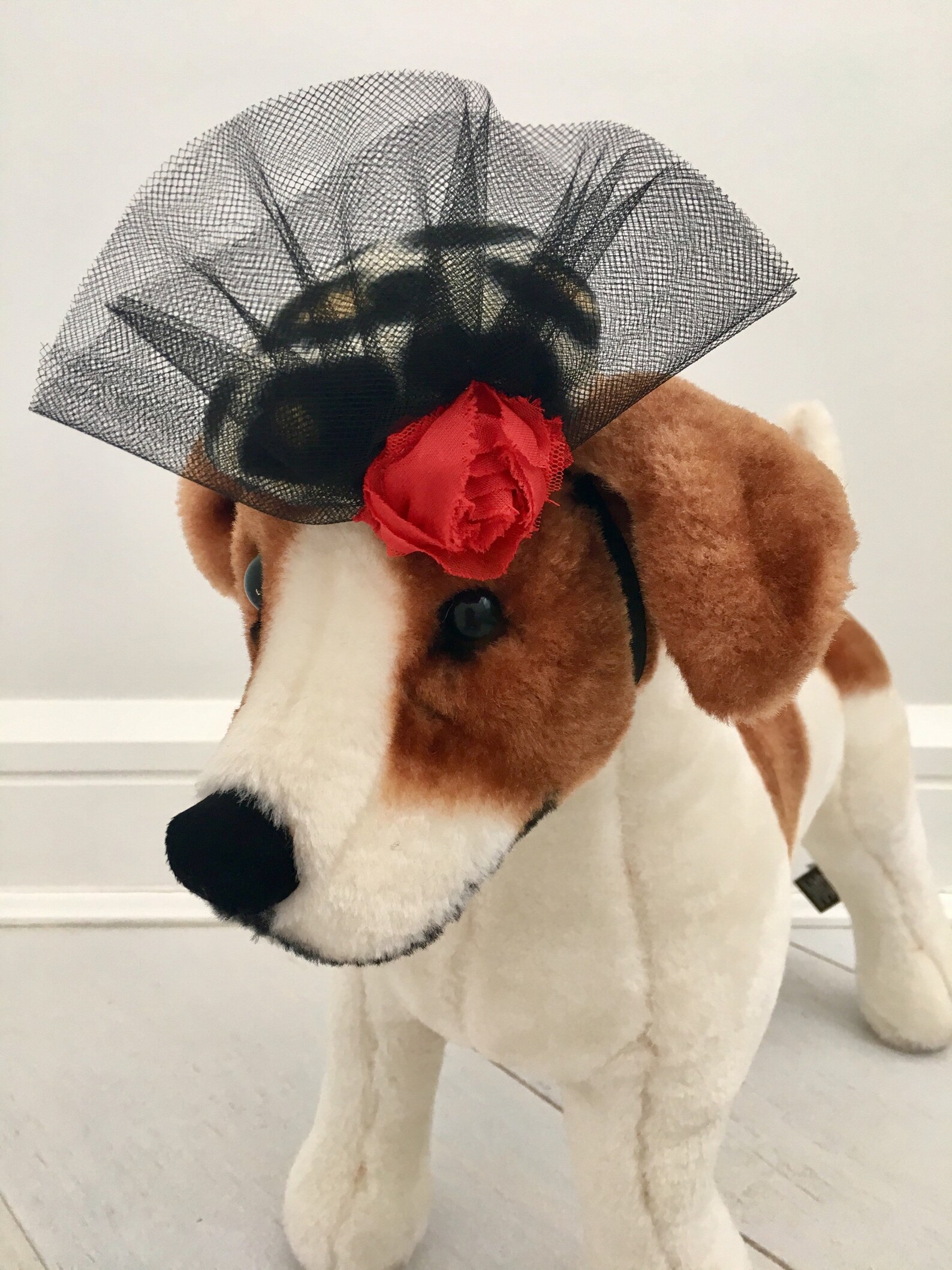 Dog fascinator Leopard fascinator Kentucky Derby hat Dog Etsy