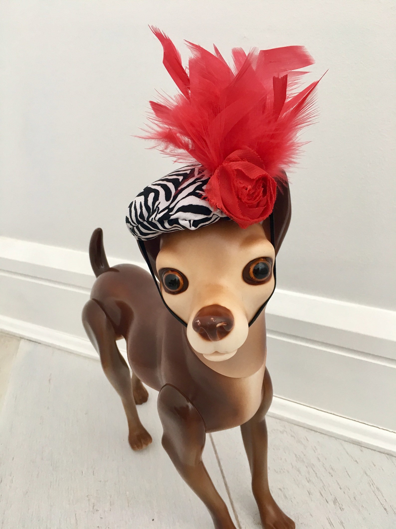 Dog Feather Fascinator Dog Fascinator Kentucky Derby Hat Etsy