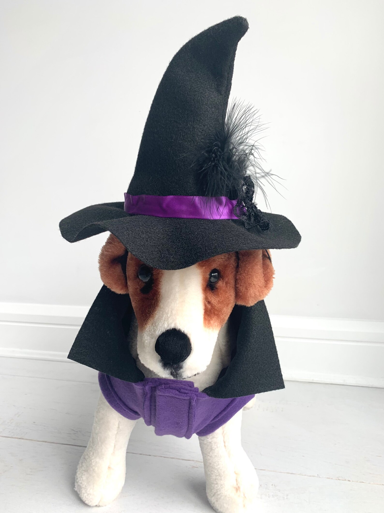 Witch Costume Dog Halloween Costume Dog Witch Costume by Etsy