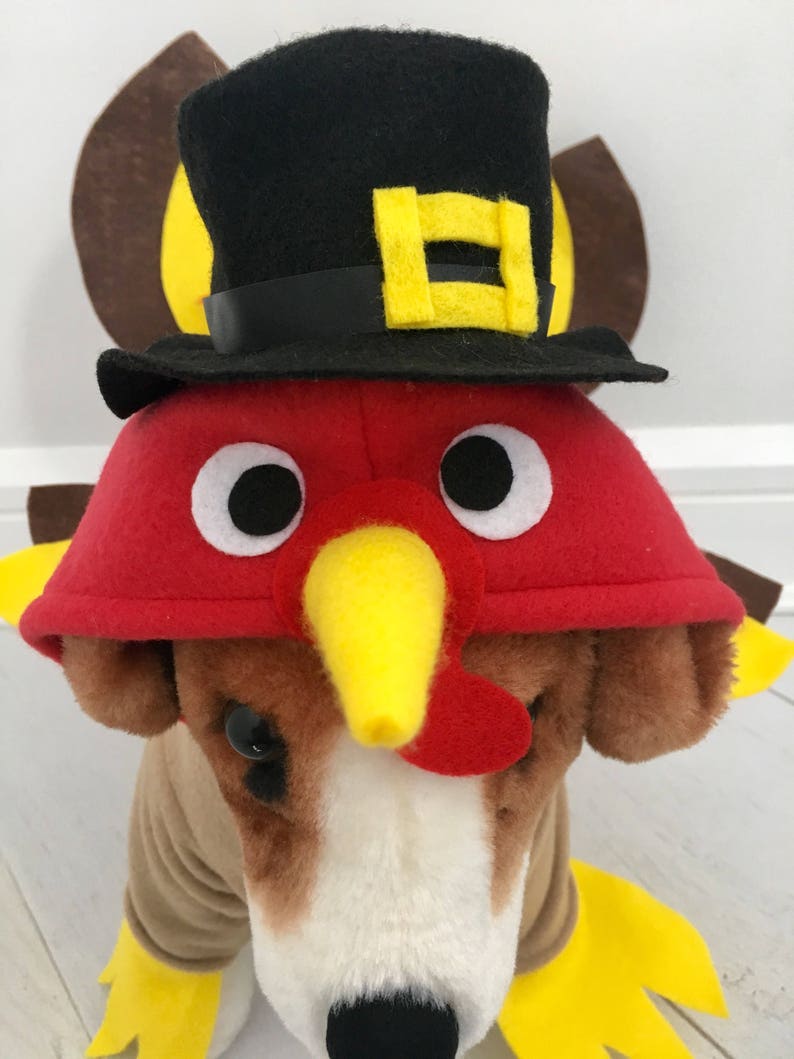 Turkey costume Dog thanksgiving costume Dog turkey costume Pet turkey costume by FiercePetFashion image 3