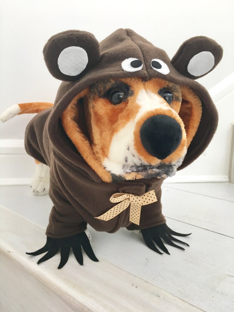 Bear Costume Dog Halloween Costume Dog Bear Costume Pet Etsy