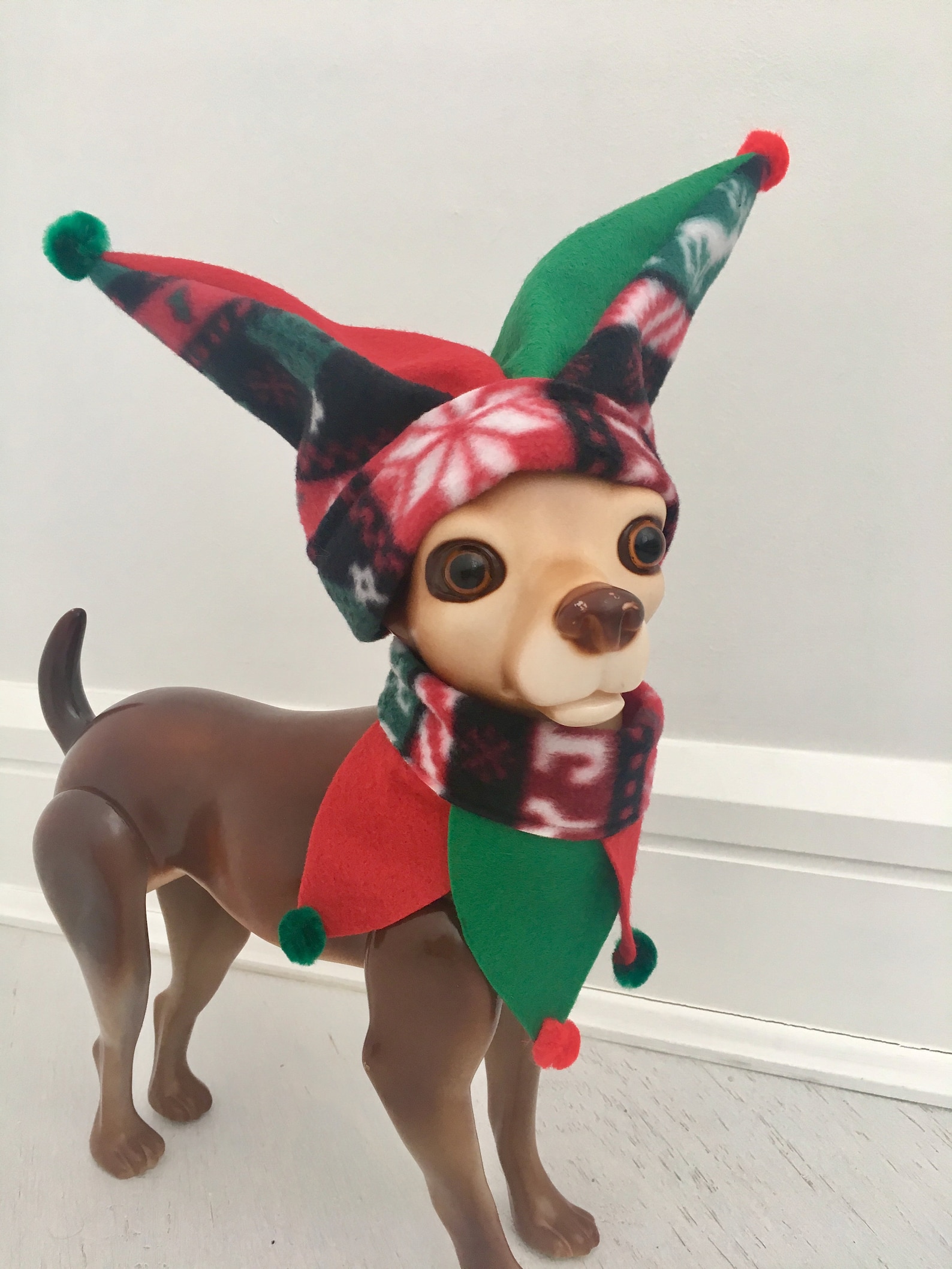 Elf Pet Costume Dog Elf Costume Christmas Costume Christmas Etsy