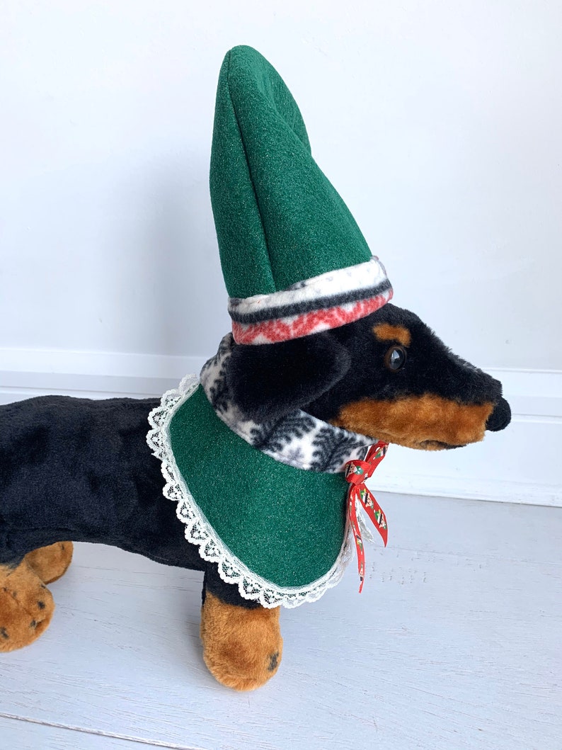 Elf dog outfit Elf costume Elf dog costume Dog Christmas Etsy