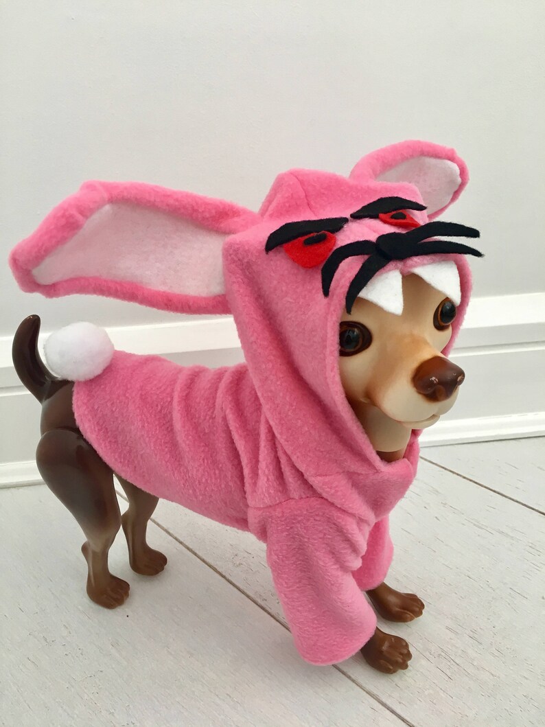 Evil bunny costume Dog halloween costume Dog bunny costume Etsy