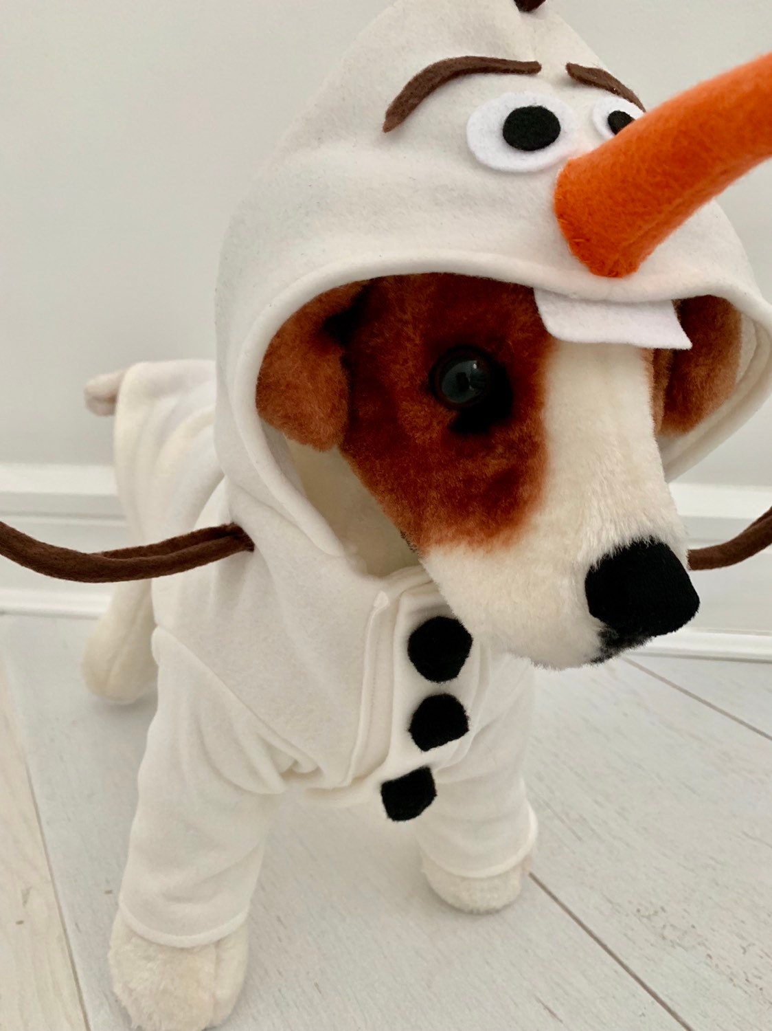 Olaf Costume Christmas Costume Dog Christmas Costume Snow Etsy