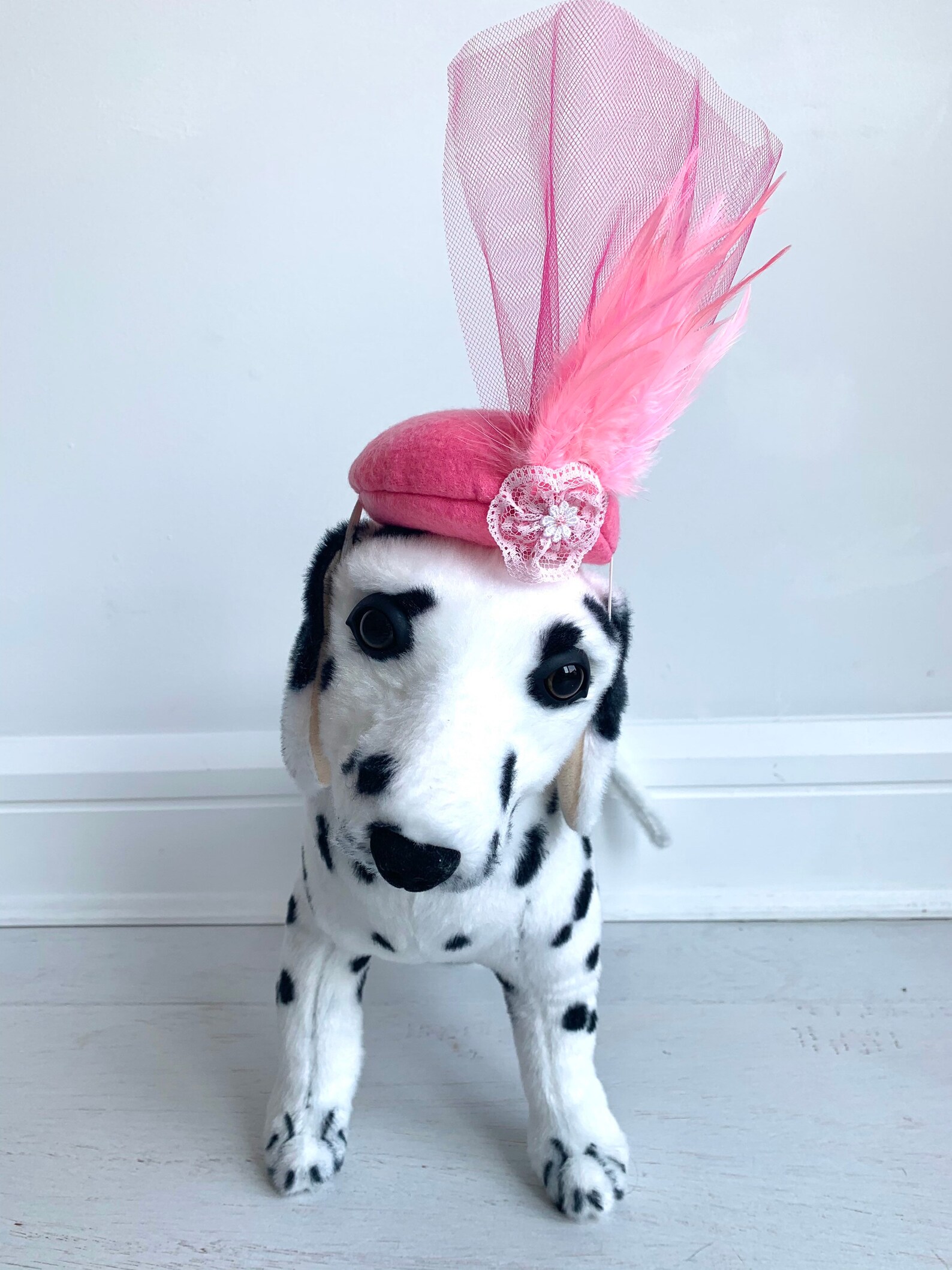 Dog Pink Fascinator Kentucky Derby Hat Dog Fascinator Dog Etsy