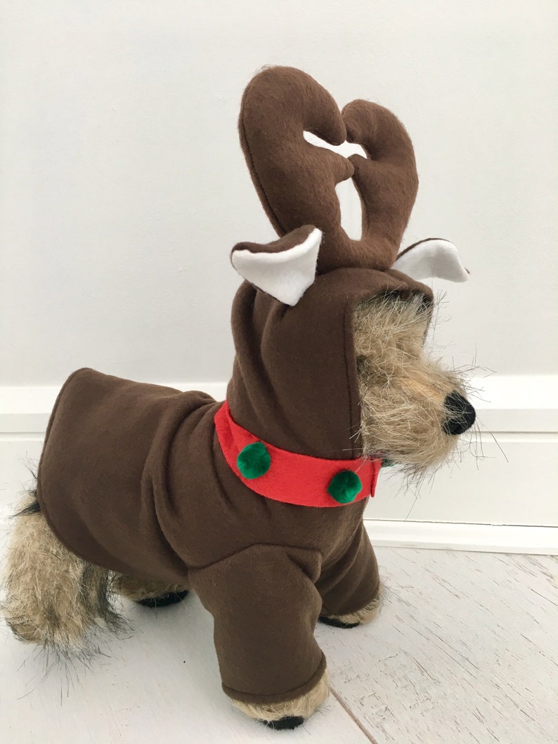 Reindeer Costume Dog Reindeer Costume Dog Christmas Costume Etsy