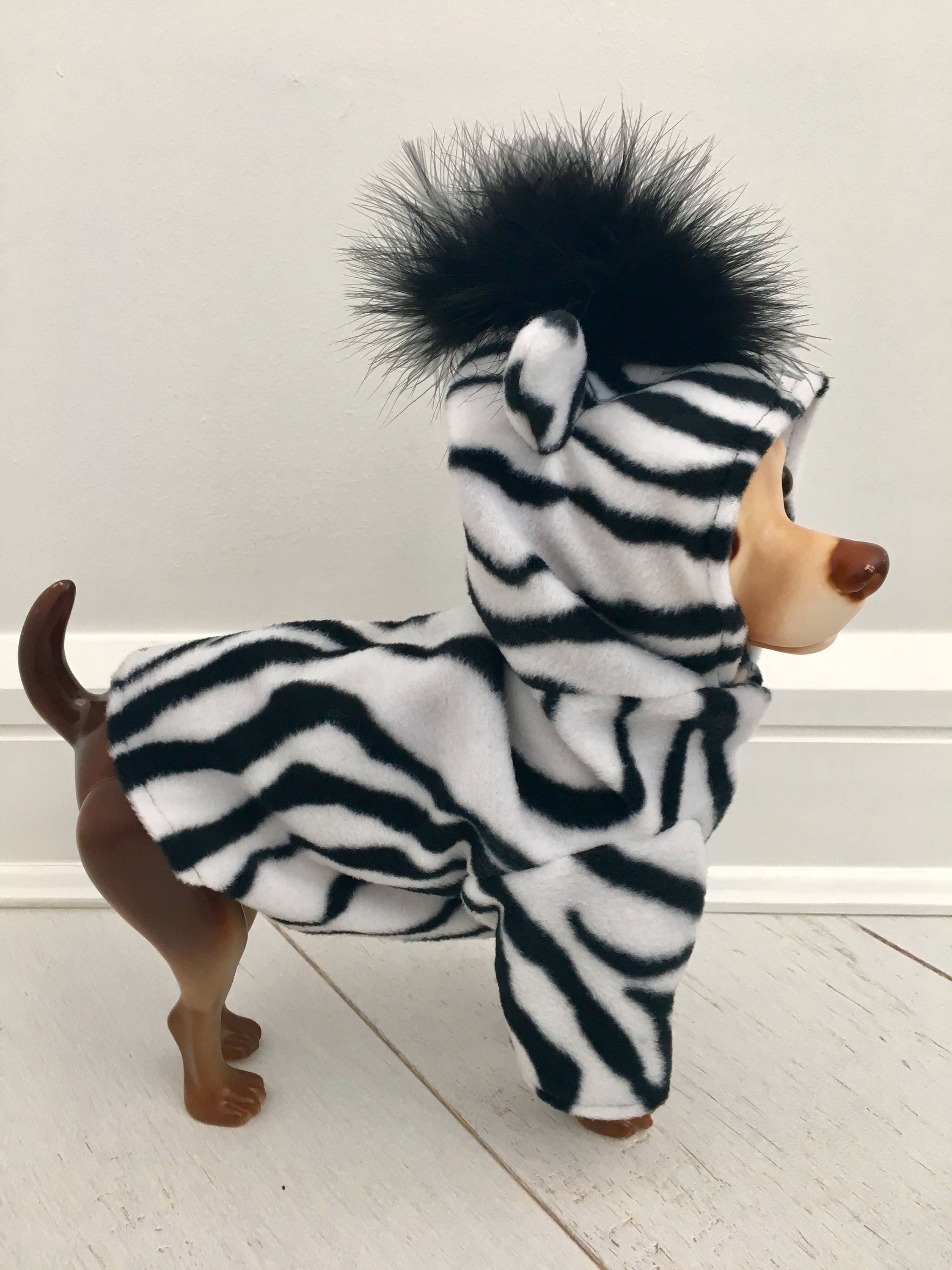 Zebra Costume Dog Zebra Costume Dog Halloween Costume Pet Etsy UK