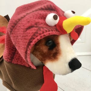 Dog turkey costume Dog thanksgiving costume Turkey costume Pet turkey costume by FiercePetFashion image 2