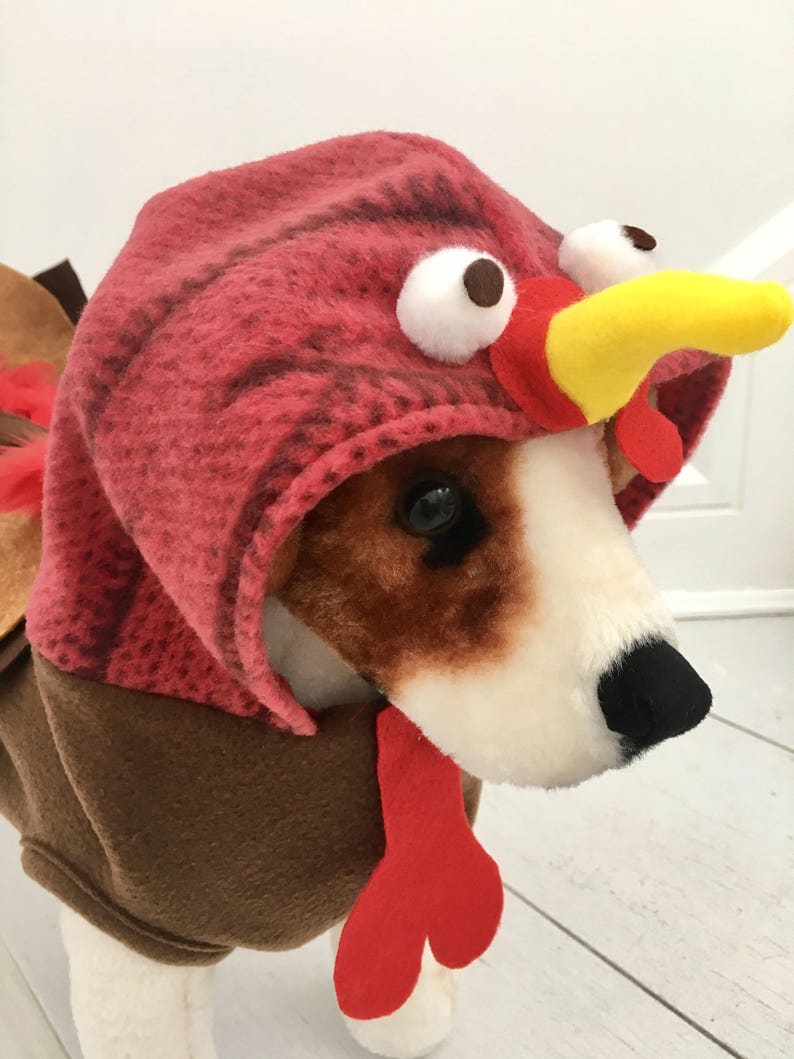 Dog turkey costume Dog thanksgiving costume Turkey costume Pet turkey costume by FiercePetFashion image 2