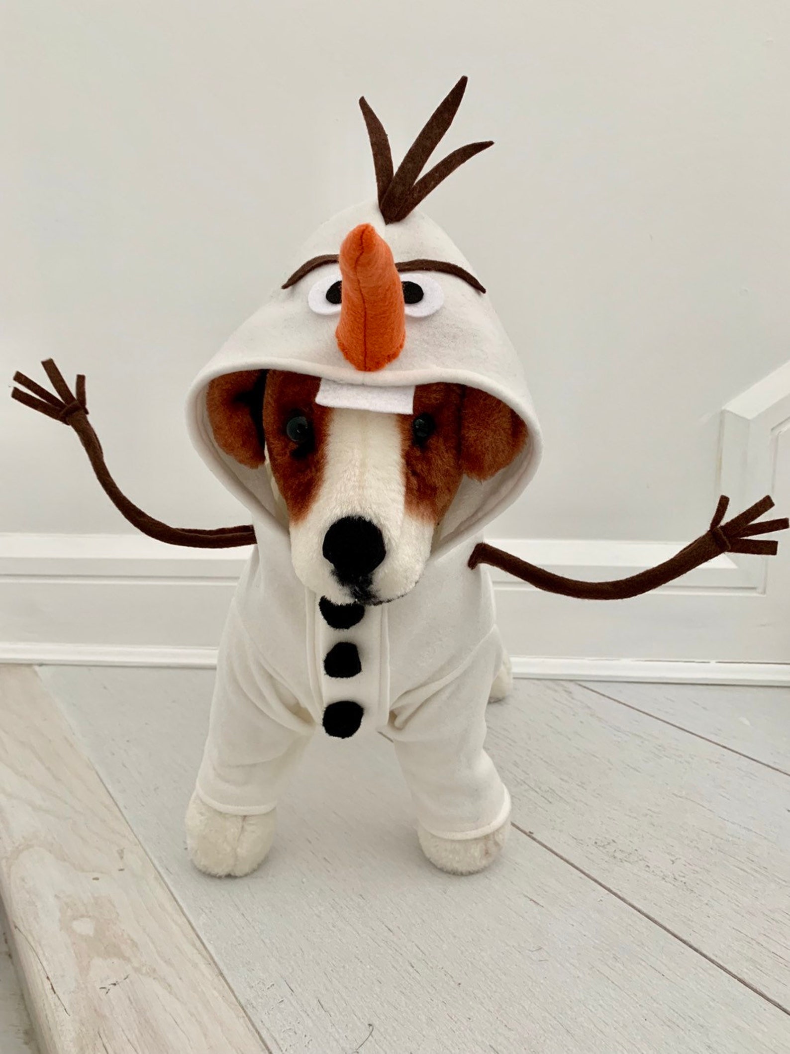 Olaf Costume Christmas Costume Dog Christmas Costume Snow Etsy