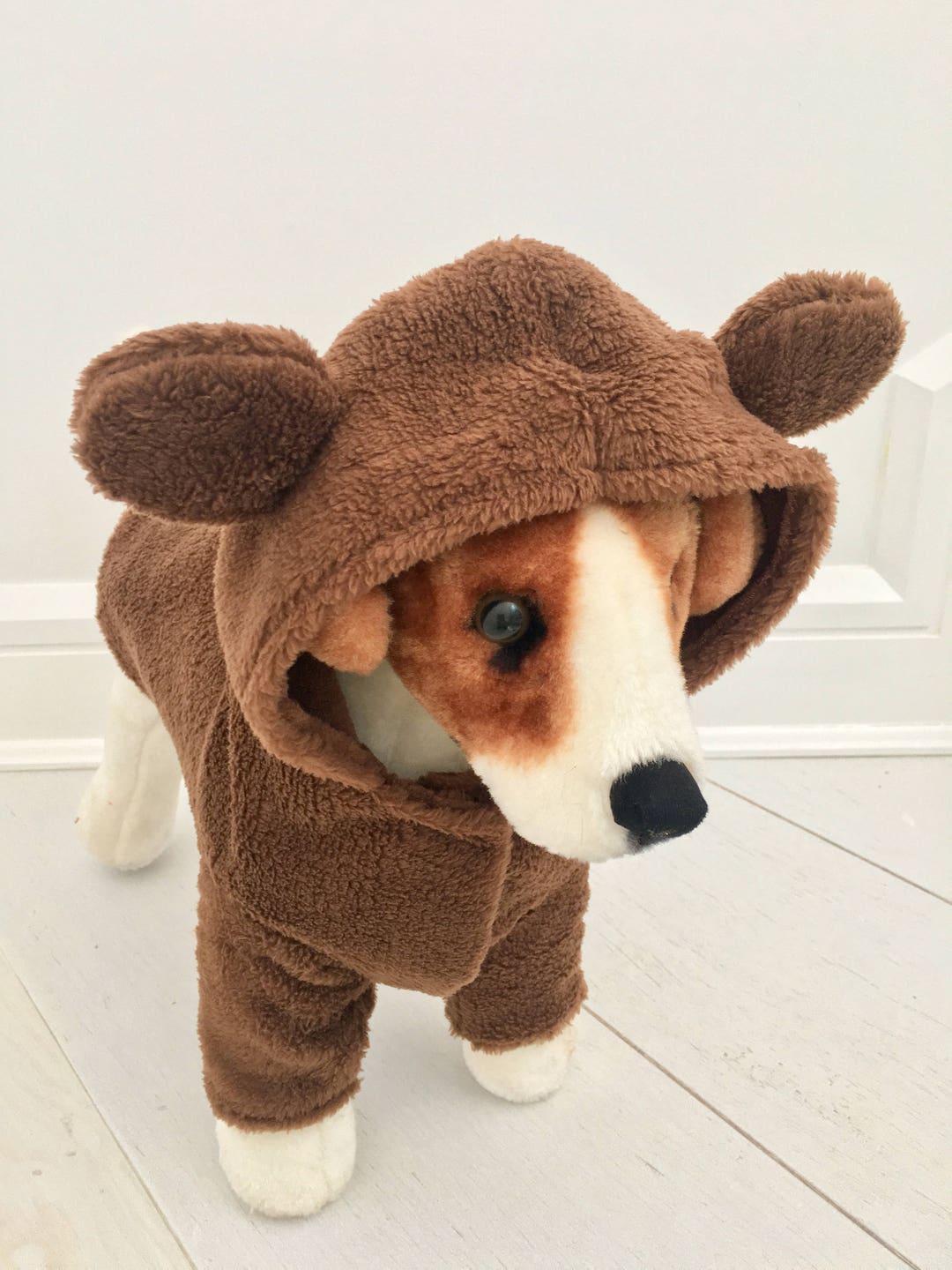 Teddy Bear Costume Dog Halloween Costume Dog Brown Bear Etsy