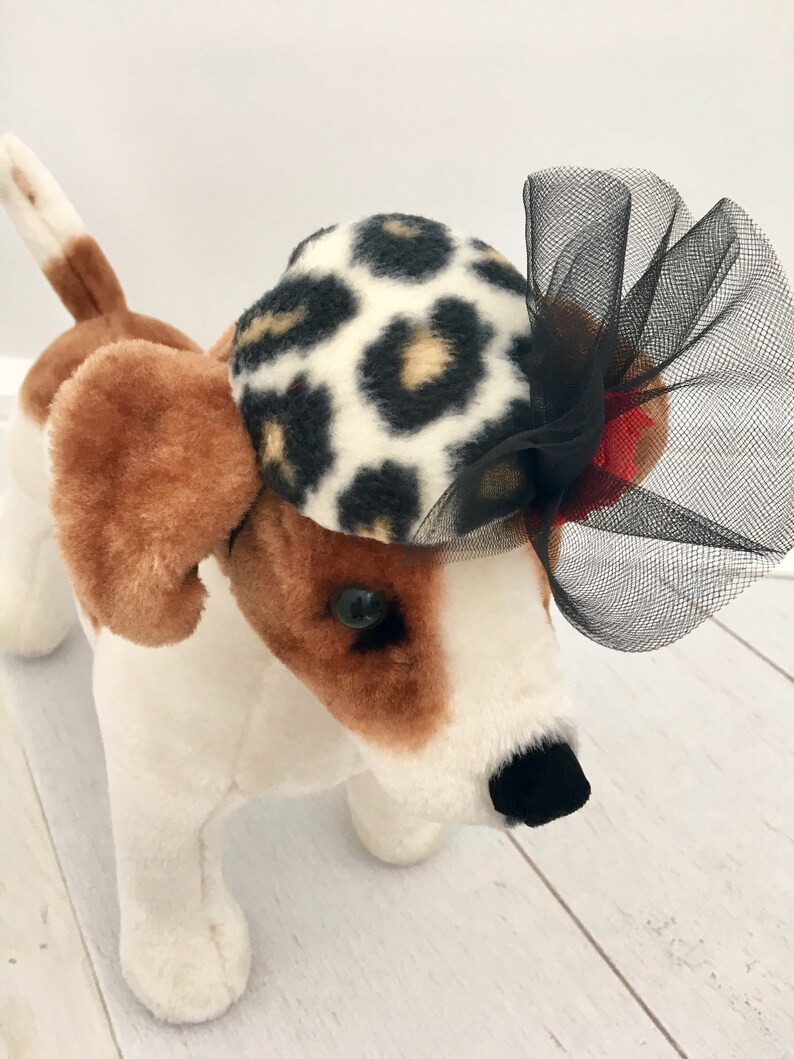 Dog Fascinator Leopard Fascinator Kentucky Derby Hat Dog Etsy