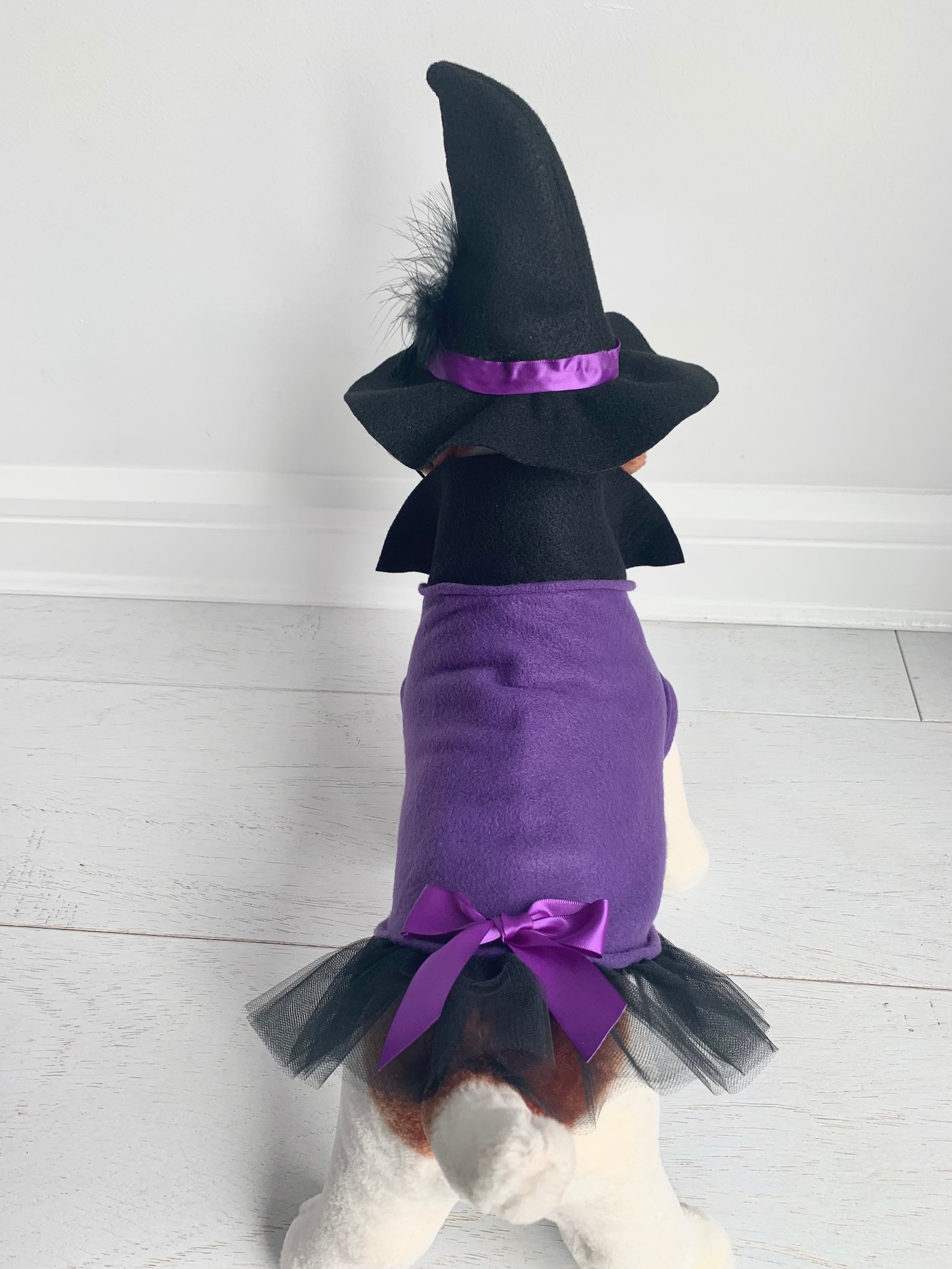 Witch Costume Dog Halloween Costume Dog Witch Costume by | Etsy