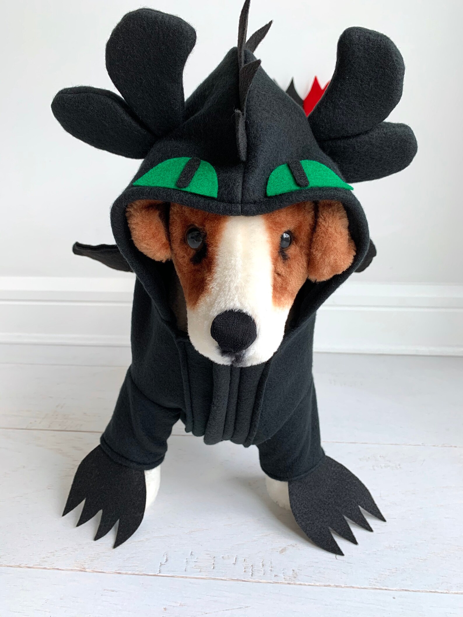 Toothless dragon costume Black dragon costume Dog dragon Etsy