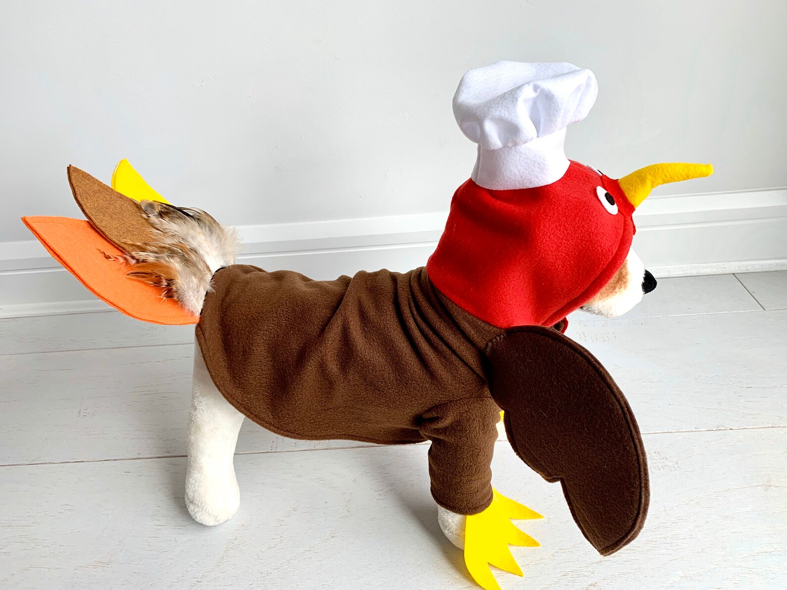 Turkey Costume Turkey Dog Costume Dog Thanksgiving Costume Etsy