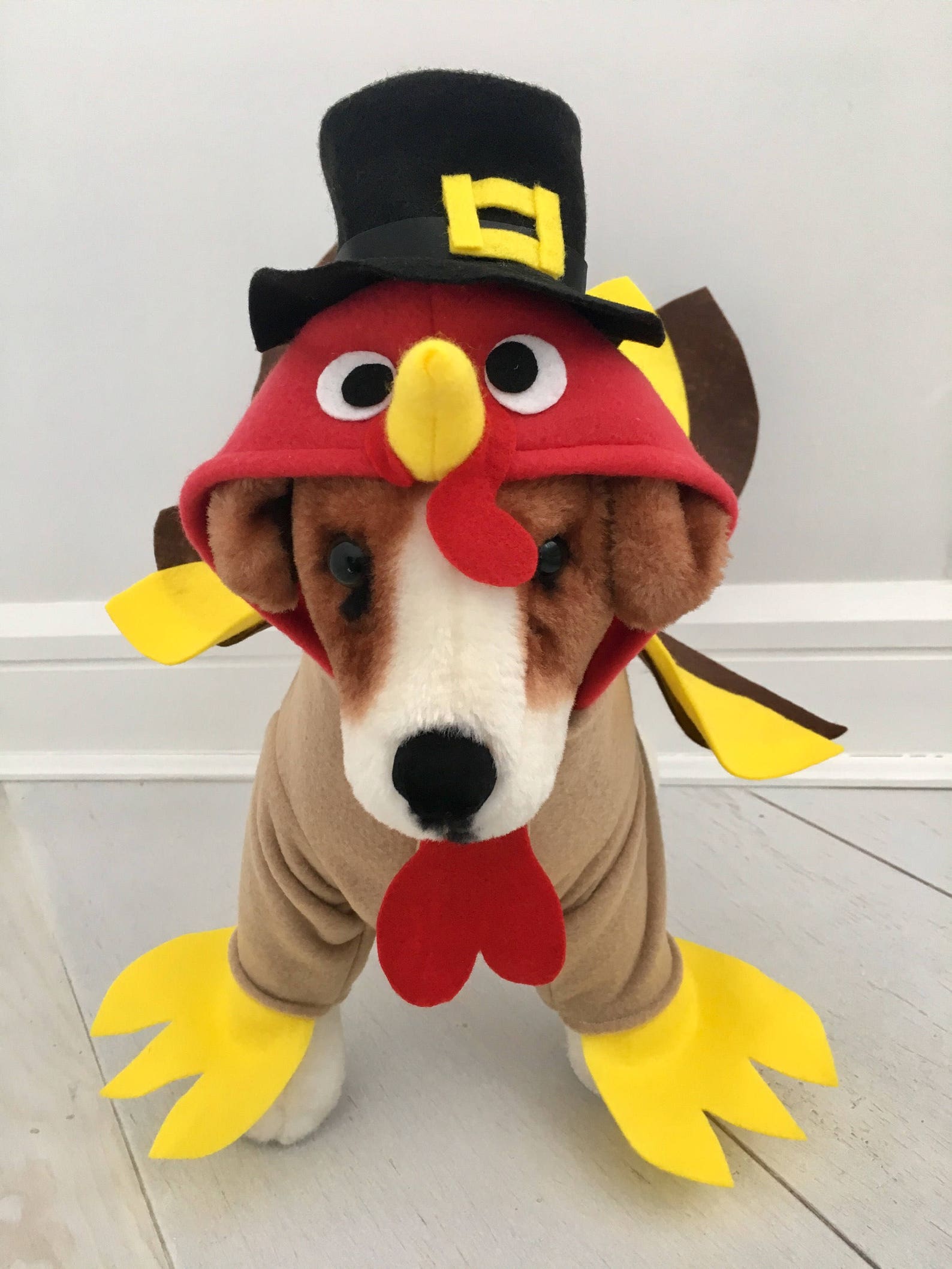Turkey Costume Dog Thanksgiving Costume Dog Turkey Costume Etsy