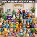 200+ Pokemon-inspired Crochet Pattern Bundle PDF – Mega Amigurumi Pack, Pikachu,dragonite, Eevee, Gengar, Squirtle & More, English Patterns product logo