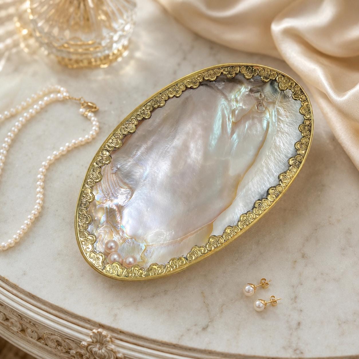 Mother of Pearl Shell Dish - Etsy