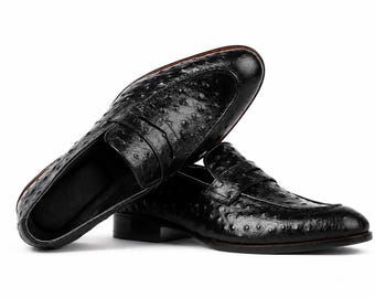 Handgjorda Loafers i äkta läder för män - Paolo - VV132