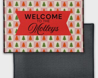 Scandi Tree - Personalized Welcome Mat