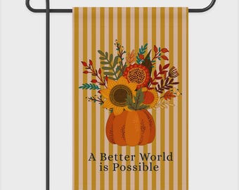 A Better World Is Possible Flag - Double Sided