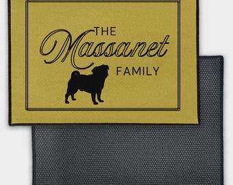 Gold Classic Pet - Personalized Welcome Mat