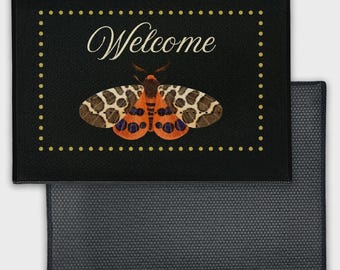 Garden Tiger Moth - Personalized Welcome Mat