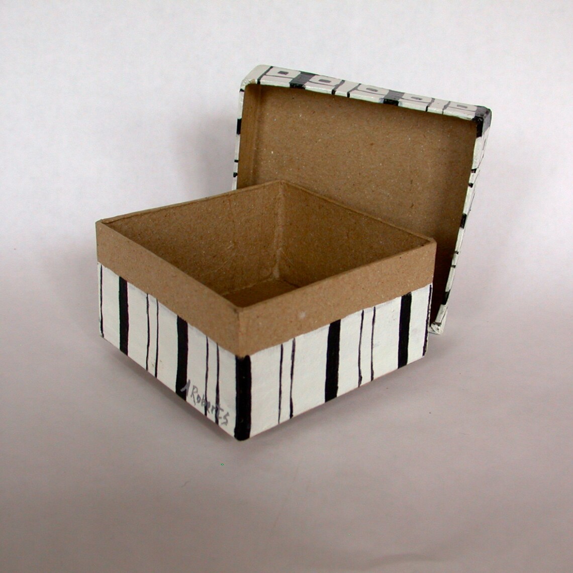 Graphic Black and White Decorative Storage Box, Jewelry Gift Box