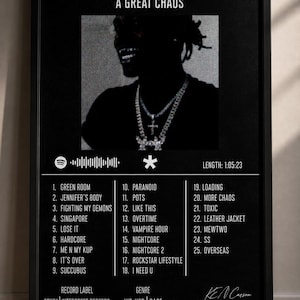 Póster de la portada del álbum de Ken Carson
