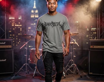 Metal Dog Shirt, Comfort Colors® Cotton Band Logo Design