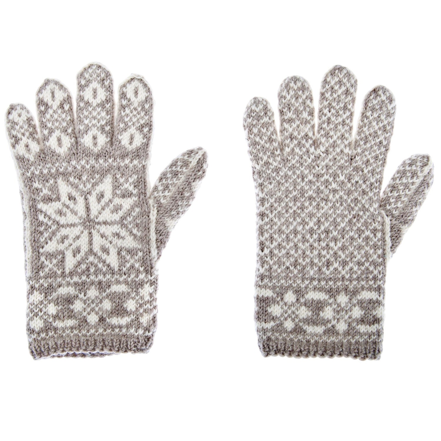 Gloves From Warm Merino Wool Norwegian Selbu Design Handmade Etsy