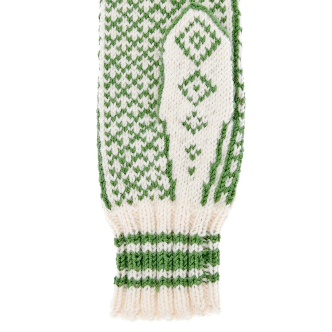 Mittens in Norwegian Selbu pattern hand knit from merino wool Etsy