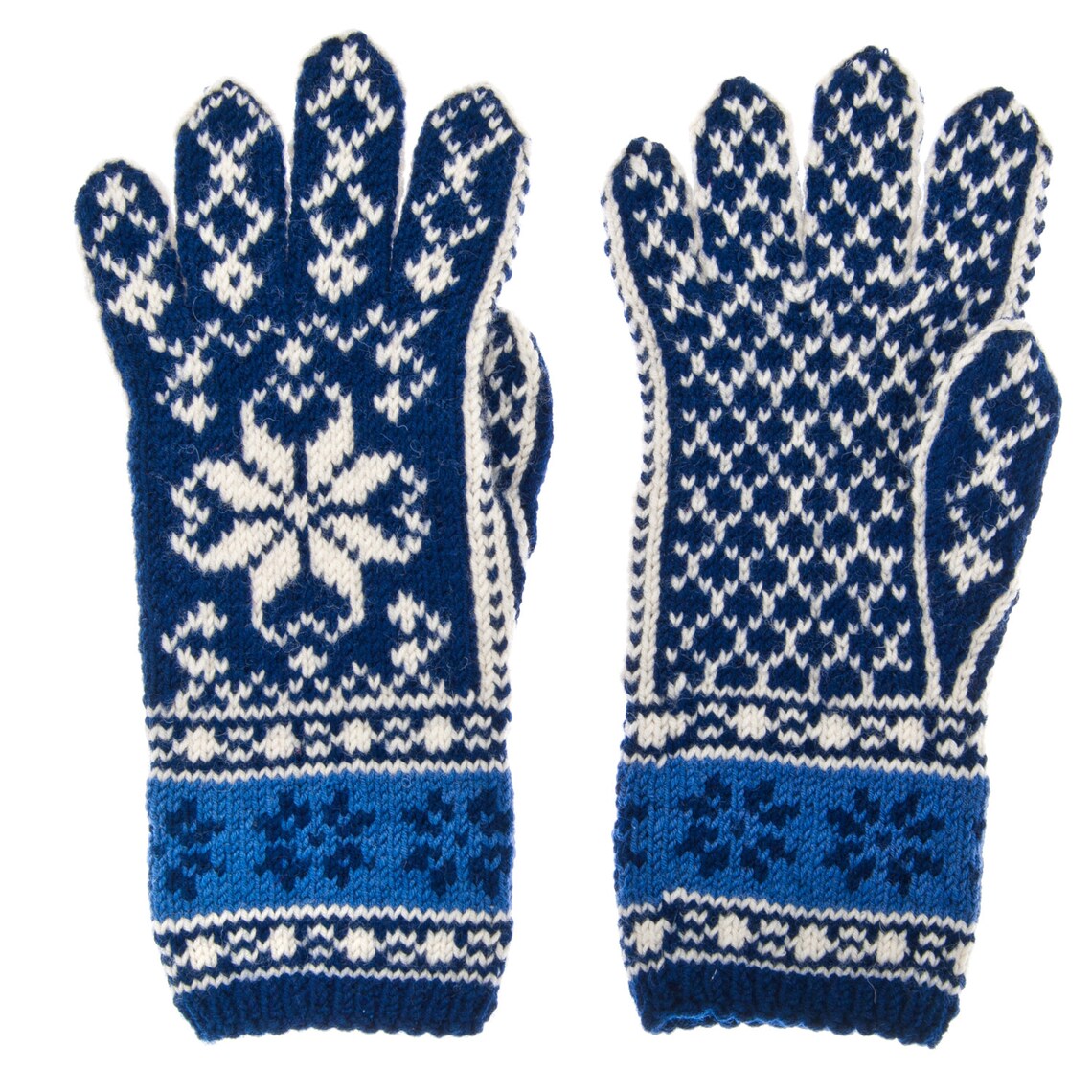 Gloves From Warm Merino Wool Norwegian Selbu Design Handmade Etsy