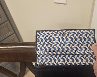 Navy Blue Gucci Chain Wallet