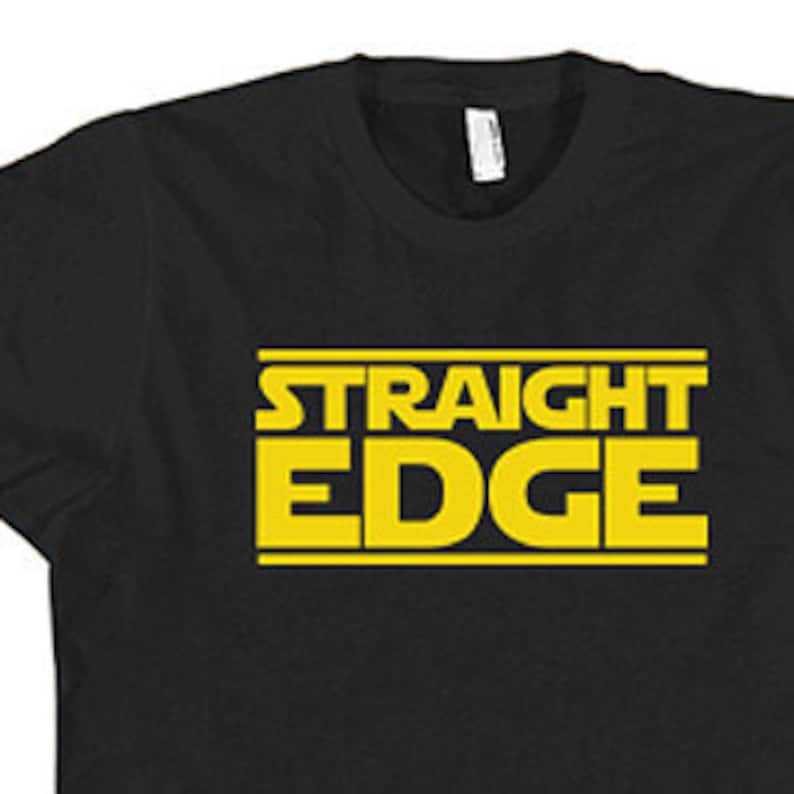 STRAIGHT EDGE Tshirt Cool Tshirt Hardcore Minor Threat Tshirt Etsy