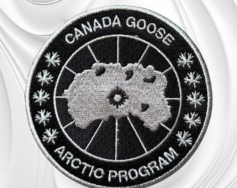 Canada Goose Arctic Program Black Label Embroidered Patch (3.5 Inch)